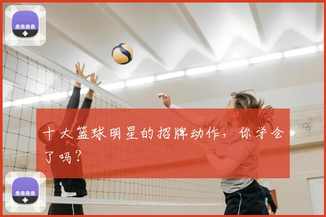 十大篮球明星的招牌动作,你学会了吗?
